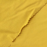 Viscose Nylon Stretch Piqué Knit Fabric, 175 gsm, 175 cm — Yellow