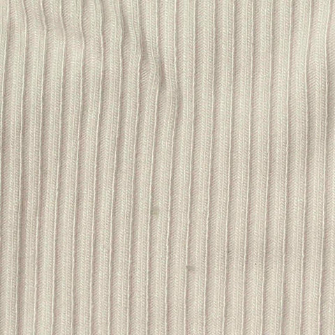 Viscose Stretch Rib Knit Fabric, 420 gsm, 125 cm — Beige