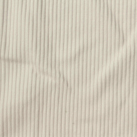 Viscose Stretch Rib Knit Fabric, 420 gsm, 125 cm — Beige