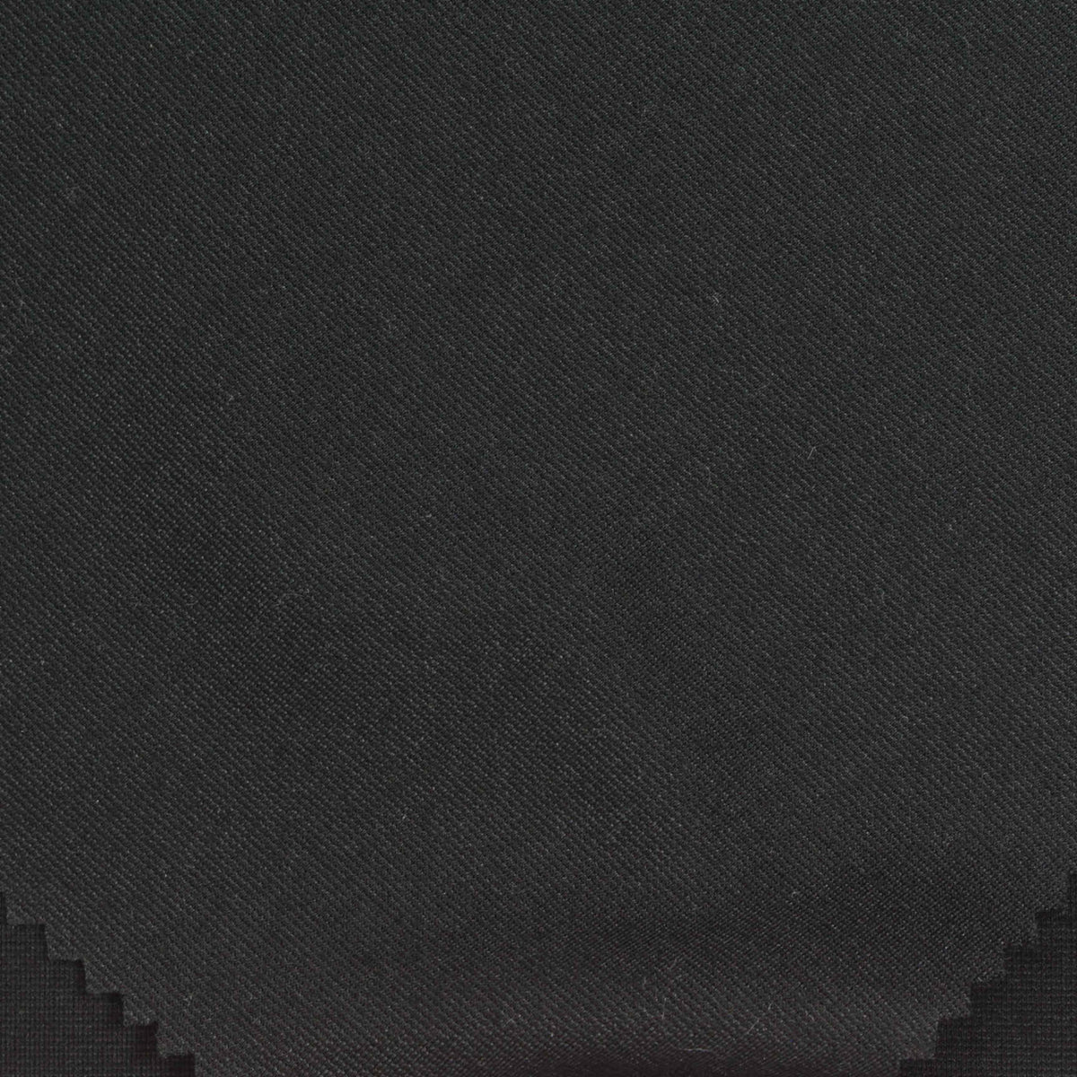 Viscose Nylon Stretch Ponte Knit Fabric, 210 gsm, 160 cm — Black, ref EF-258459