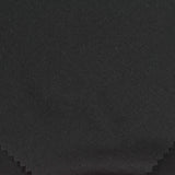 Viscose Nylon Stretch Ponte Knit Fabric, 210 gsm, 160 cm — Black