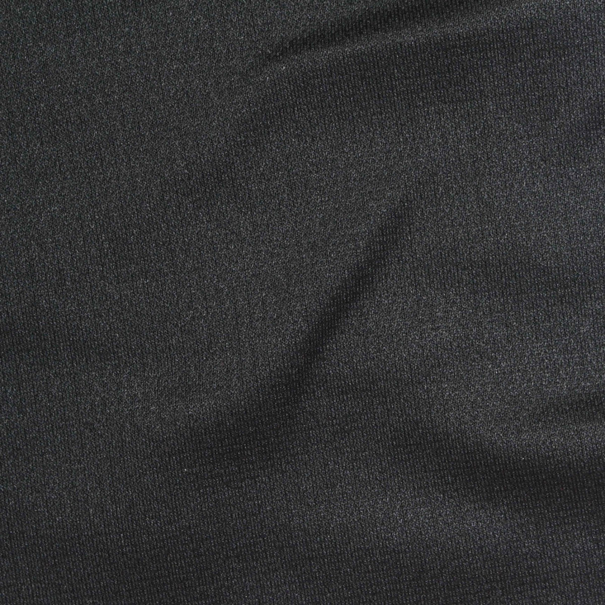 Cotton Polyester Stretch Knit Fabric, 310 gsm, 153 cm — Black