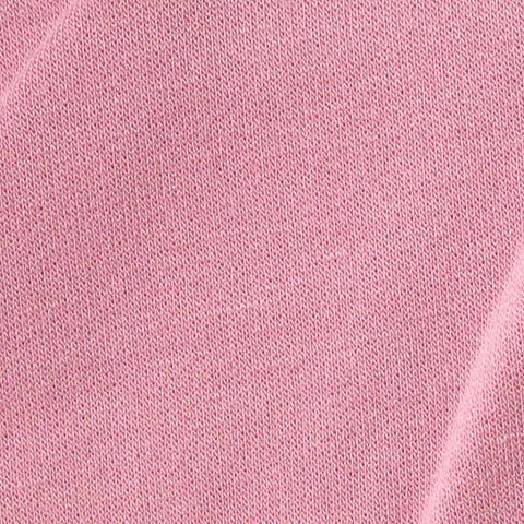 Modal Polyester Stretch French Terry Fabric, 230 gsm, 165 cm — Pink