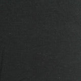 Polyester Viscose Stretch French Terry Fabric, 250 gsm, 165 cm — Black