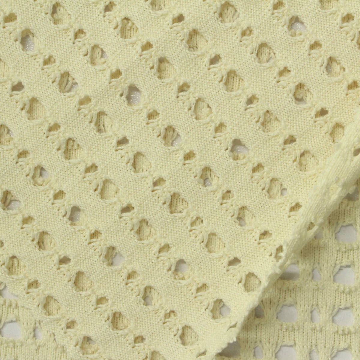 Polyester Stretch Knit Fabric, 310 gsm, 150 cm — Yellow