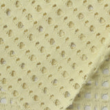 Polyester Stretch Knit Fabric, 310 gsm, 150 cm — Yellow