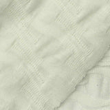 Cream Geometric-Square Jacquard, Polyester — texture
