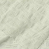 Cream Geometric-Square Jacquard, Polyester