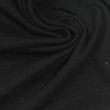 Black Marl Rib Knit