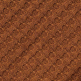 Rust Tone-on-Tone Waffle Knit, Poly-Viscose — texture