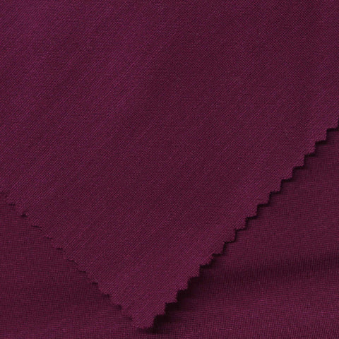 Viscose Nylon Stretch Ponte Knit Fabric, 360 gsm, 155 cm — Purple