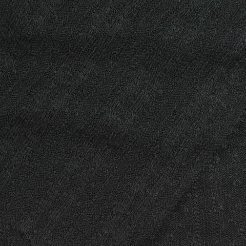 Jacquard Viscose Stretch Knit Fabric, 210 gsm, 145 cm — Black