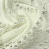 Cream Openwork Knit, Polyester