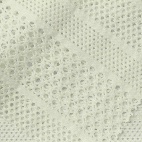 White Stripes Mesh, Polyester