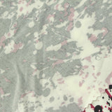 White Splatter Knit, Polyester