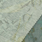 Green Abstract Waffle Knit, Poly-Viscose