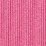 Polyester Viscose Rib Knit Fabric, 210 gsm, 140 cm — Pink — texture