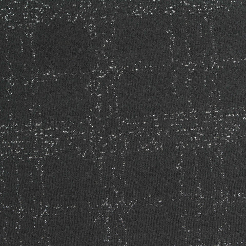White Grid Interlock Knit, Polyester