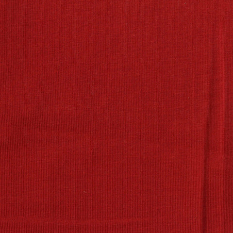 Cotton Stretch Jersey Knit Fabric, 155 gsm, 160 cm — Red