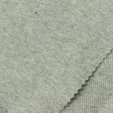 Light Grey Marl Rib Knit, Cotton-Viscose