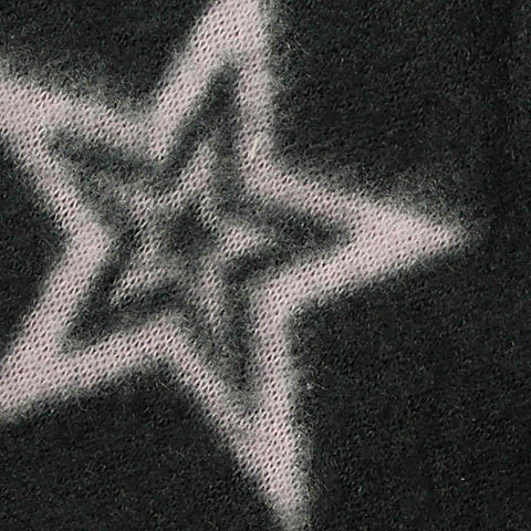 White Stars Fleece, Polyester, 155 gsm