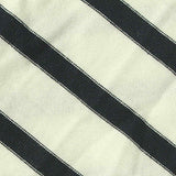 Striped Viscose Stretch Jersey Knit Fabric, 180 gsm, 150 cm — White — texture