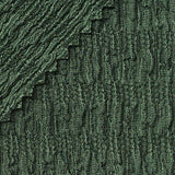 Polyester Stretch Crepe Fabric, 205 gsm, 140 cm — Green — texture