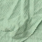 Jacquard Polyester Viscose Stretch Jersey Knit Fabric, 260 gsm, 150 cm — Green