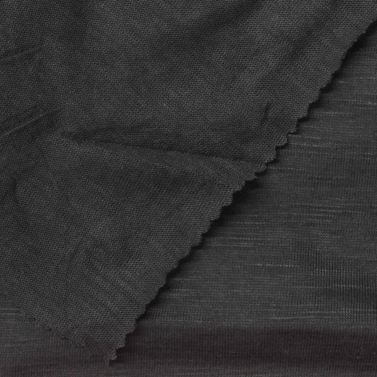 Dark Grey Marl Jersey Knit, Poly-Cotton, 150 gsm