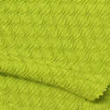 Green Textured Jacquard, Polyester