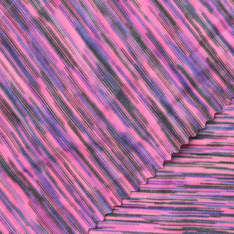 Pink Heathered-Marl Milk Silk Knit, Polyester