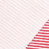 Red Horizontal-Stripe Interlock Knit, Polyester