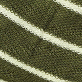 Olive Stripes French Terry, Viscose — texture