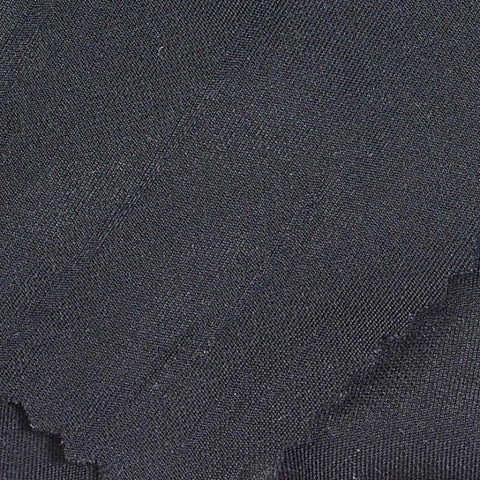 Polyester Stretch Interlock Knit Fabric, 200 gsm, 170 cm — Navy