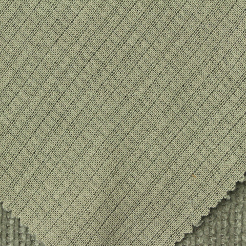 Polyester Stretch Chenille Fabric, 260 gsm, 165 cm — Green