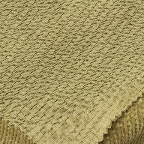 Polyester Stretch Chenille Fabric, 260 gsm, 165 cm — Khaki, ref EF-258945