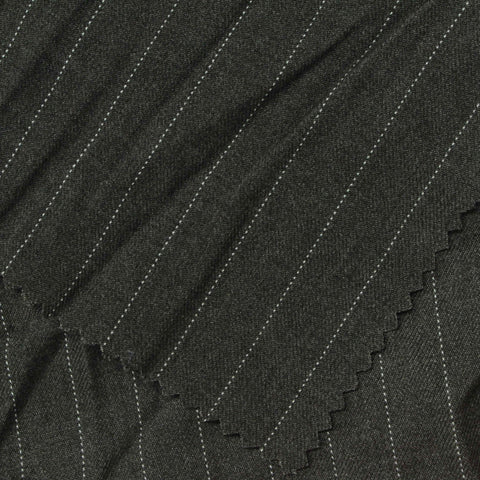 White Stripes Twill, Poly-Viscose