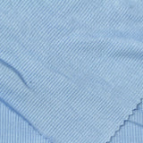 Viscose Stretch Rib Knit Fabric, 200 gsm, 130 cm — Blue