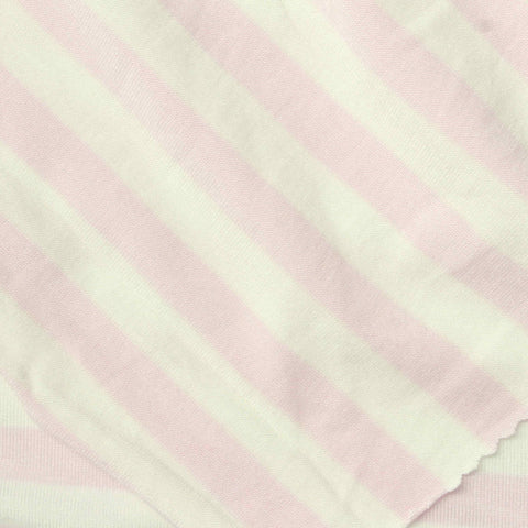 Pink Stripes Jersey Knit, Viscose