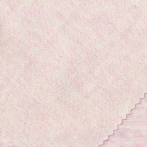 Light Pink Marl French Terry, Viscose-Poly
