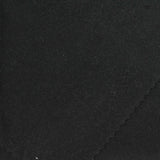 Brushed Polyester Stretch Rib Knit Fabric, 180 gsm, 185 cm — Black