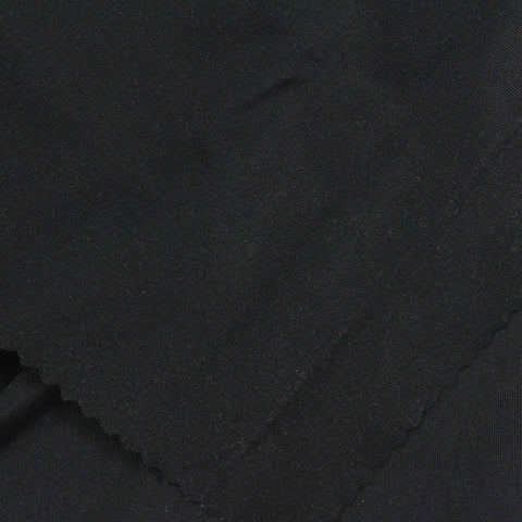 Nylon Stretch Jersey Knit Fabric, 190 gsm, 150 cm — Black