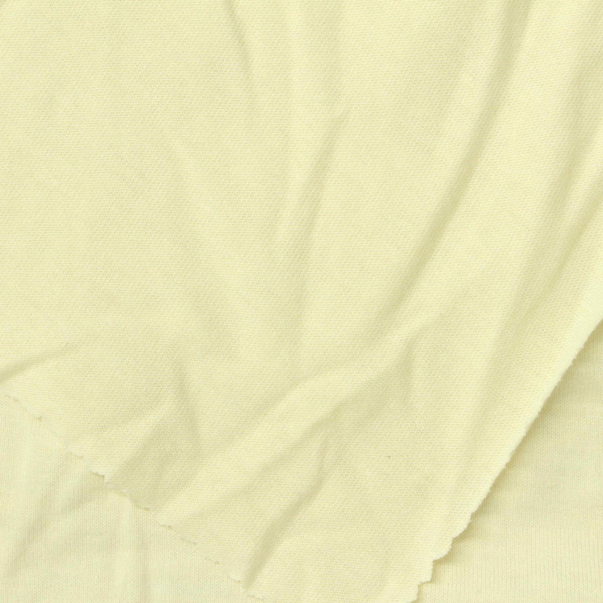Cotton Polyester Jersey Knit Fabric, 150 gsm, 175 cm — Yellow