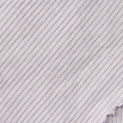 Viscose Stretch Rib Knit Fabric, 270 gsm, 120 cm — Purple