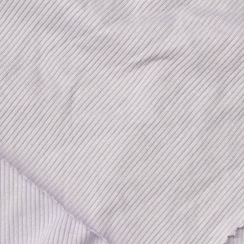 Viscose Stretch Rib Knit Fabric, 270 gsm, 120 cm — Purple