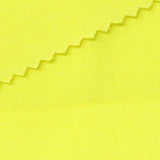 Striped Viscose Stretch Rib Knit Fabric, 270 gsm, 120 cm — Yellow — texture