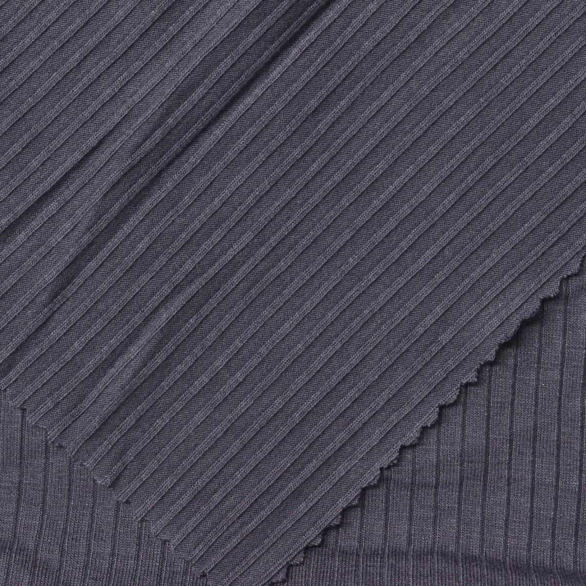 Viscose Stretch Rib Knit Fabric, 270 gsm, 120 cm — Navy, ref EF-259027