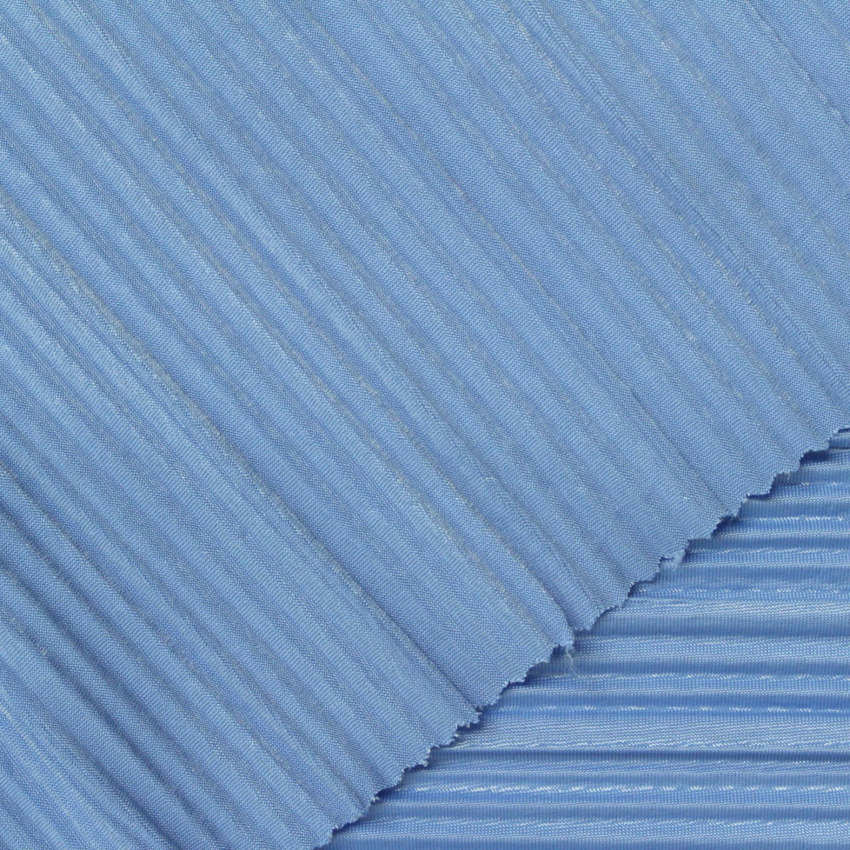 Polyester Stretch Crepe Fabric, 180 gsm, 160 cm — Blue, ref EF-259047