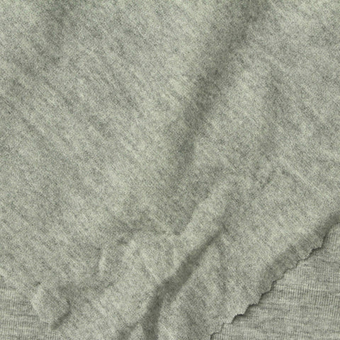 Light Grey Heathered-Marl Jersey Knit, Viscose, 150 gsm, 175 cm