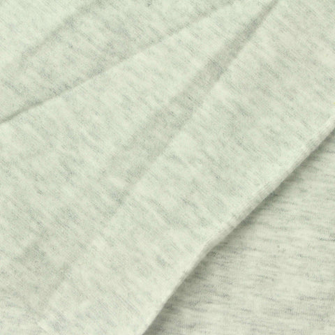 Light Grey Marl Jersey Knit, Cotton, 210 gsm, 180 cm